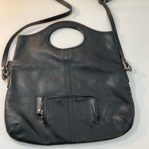 Danier black leather bag